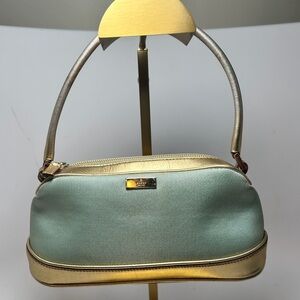 SOLD Gucci Blue & Gold Mini Bag Vintage Comes with Certificate of Authenticity
